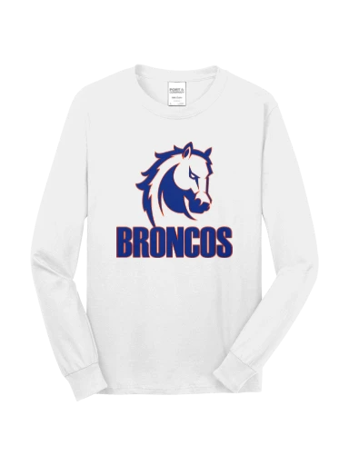 GVYF Broncos Long Sleeve Core Cotton Tee preview, front