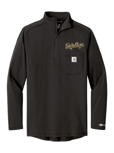 Carhartt Force 1/4-Zip Long Sleeve T-Shirt preview, front