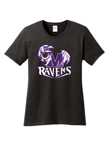 GVYF Ravens Women's Core Cotton Tee preview, front