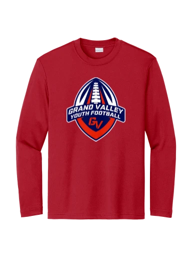 Youth Long Sleeve PosiCharge Competitor Tee preview, front