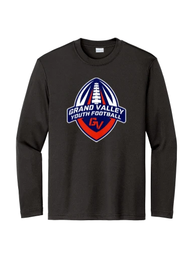 Youth Long Sleeve PosiCharge Competitor Tee preview, front