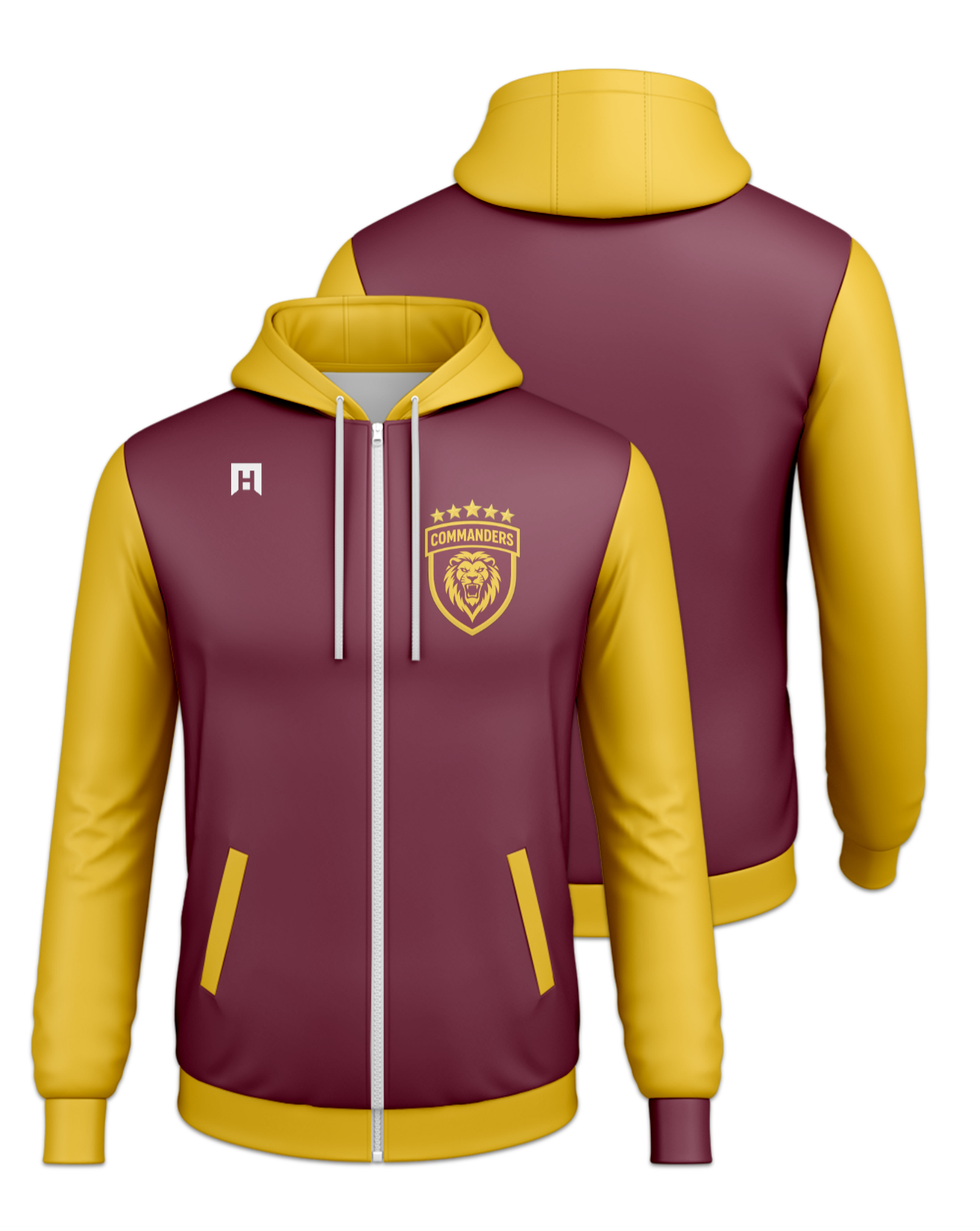 Rendered product preview, stack
