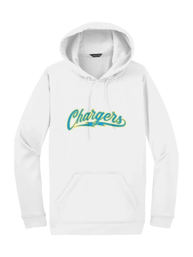 GVYF Chargers Sport-Wick Fleece Hooded Pullover preview, front