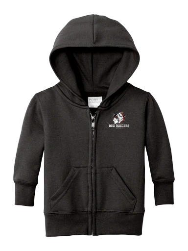 Port & Co Infant Core Fleece Full-Zip Hooded Sweatshirt preview, front