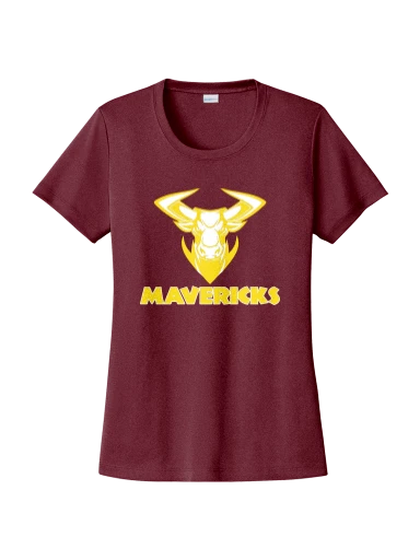 GVYF Mavericks Women's PosiCharge Competitor Tee preview, front