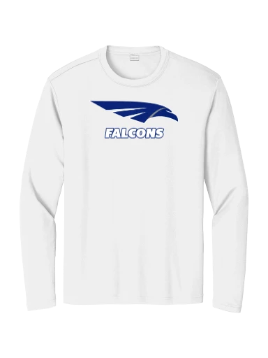 GVYF Falcons Long Sleeve PosiCharge Competitor Tee preview, front