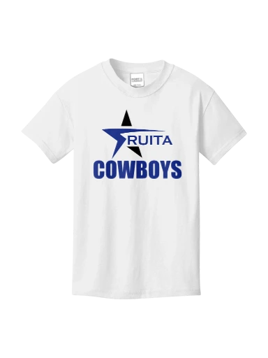 GVYF Cowboys Youth Core Cotton Tee preview, front
