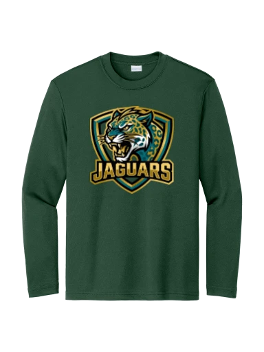 GVYF Jaguars Youth Long Sleeve PosiCharge Competitor Tee preview, front