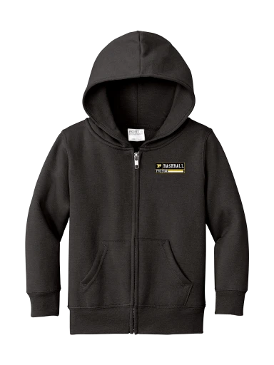 Port & Co Toddler Core Fleece Full-Zip Hooded Sweatshirt preview, front