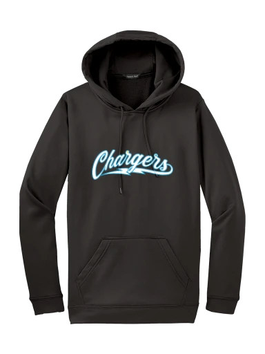 GVYF Chargers Sport-Wick Fleece Hooded Pullover preview, front