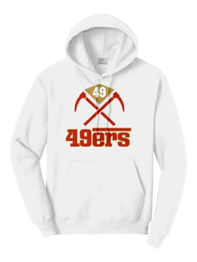 GVYF 49ers Core Fleece Pullover Hooded Sweatshirt preview, front