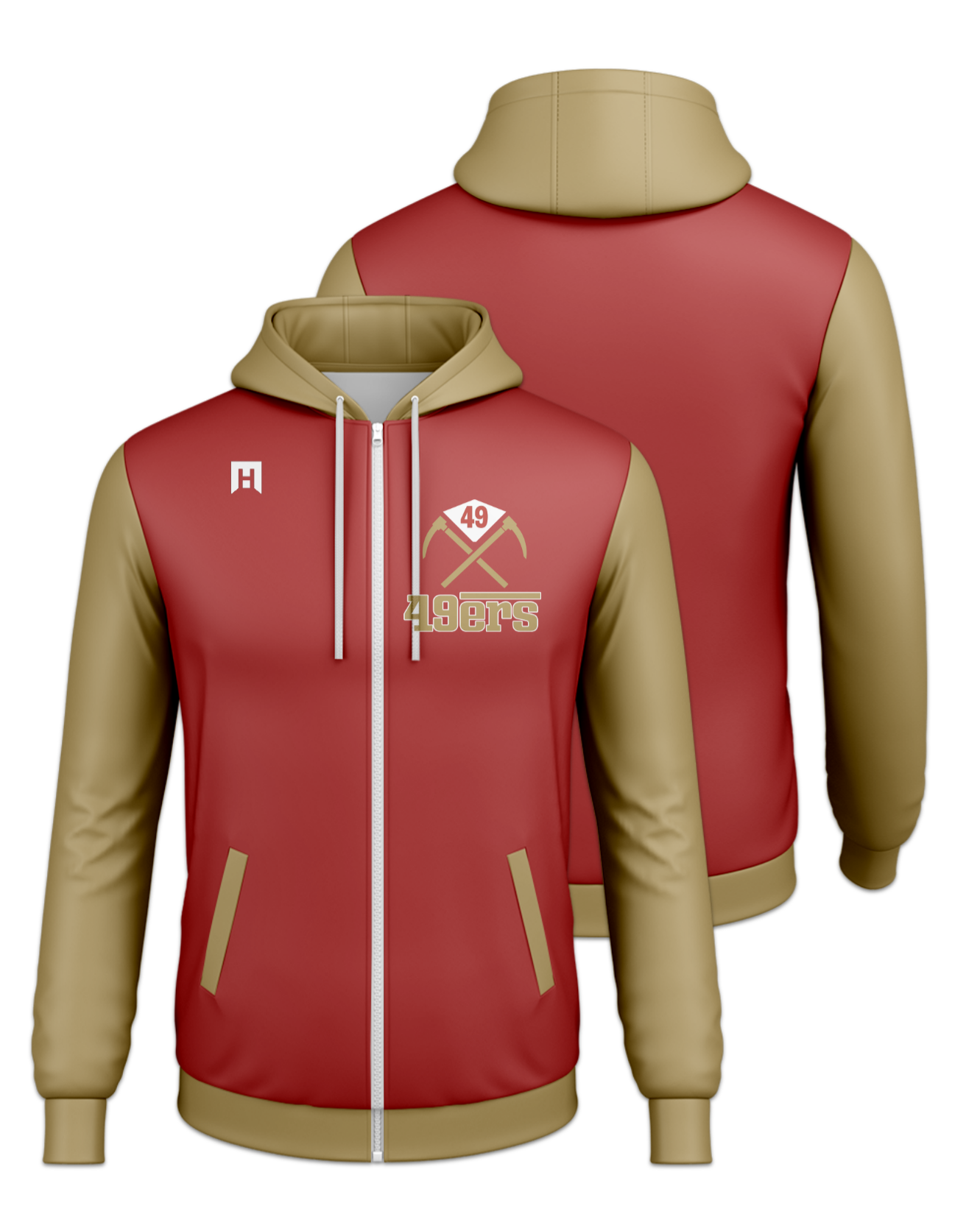 Rendered product preview, stack