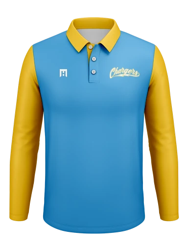 Men's Long Sleeve Polo preview, front
