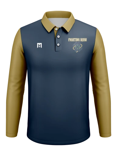 Men's Long Sleeve Polo preview, front