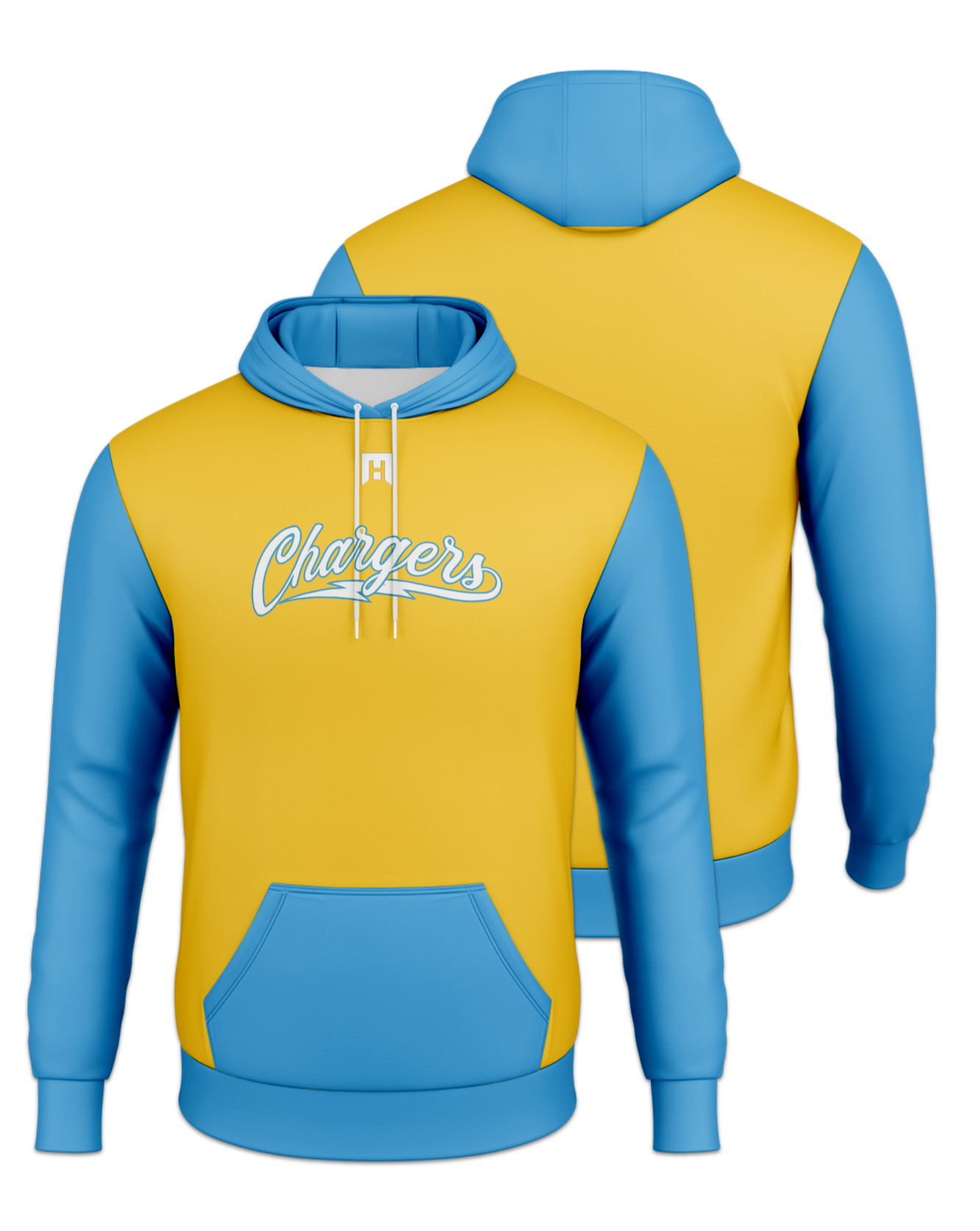 Rendered product preview, stack