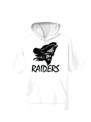 GVYF Raiders Sport-Wick Fleece Short Sleeve Hooded Pullover preview, front