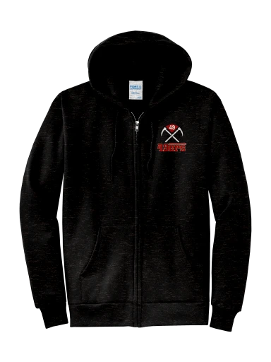 GVYF 49ers Core Fleece Full-Zip Hooded Sweatshirt preview, front