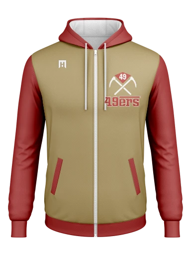 Full Zip Poly Fleece Hoodie preview, front