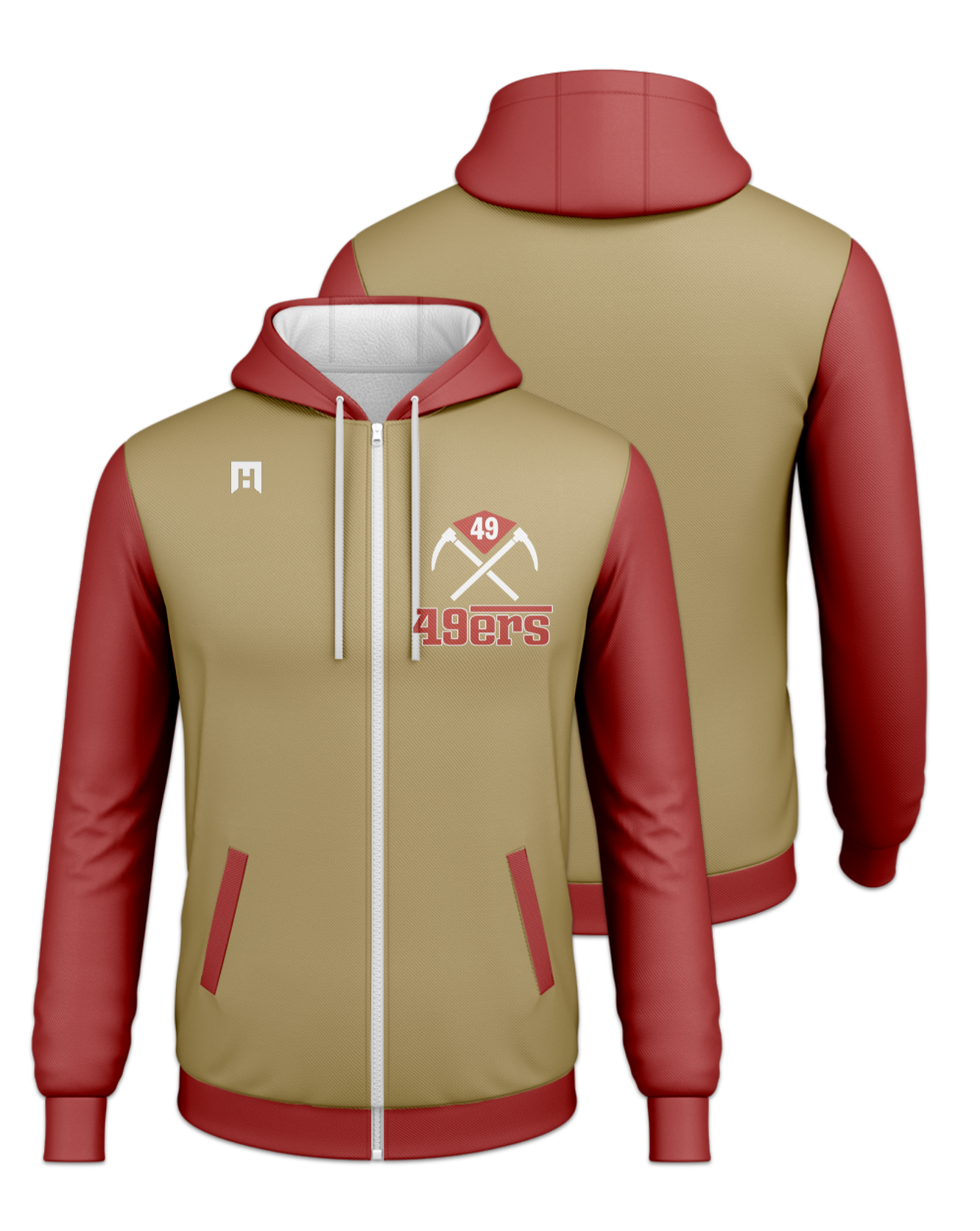 Rendered product preview, stack