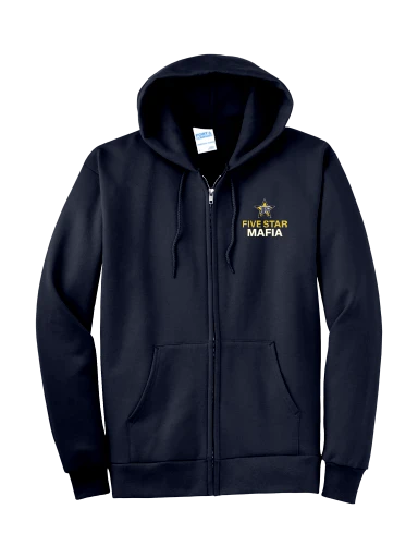 Port & Co Tall Essential Fleece Full-Zip Hooded Sweatshirt preview, front