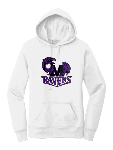 GVYF Ravens Women's Core Fleece Pullover Hooded Sweatshirt preview, front
