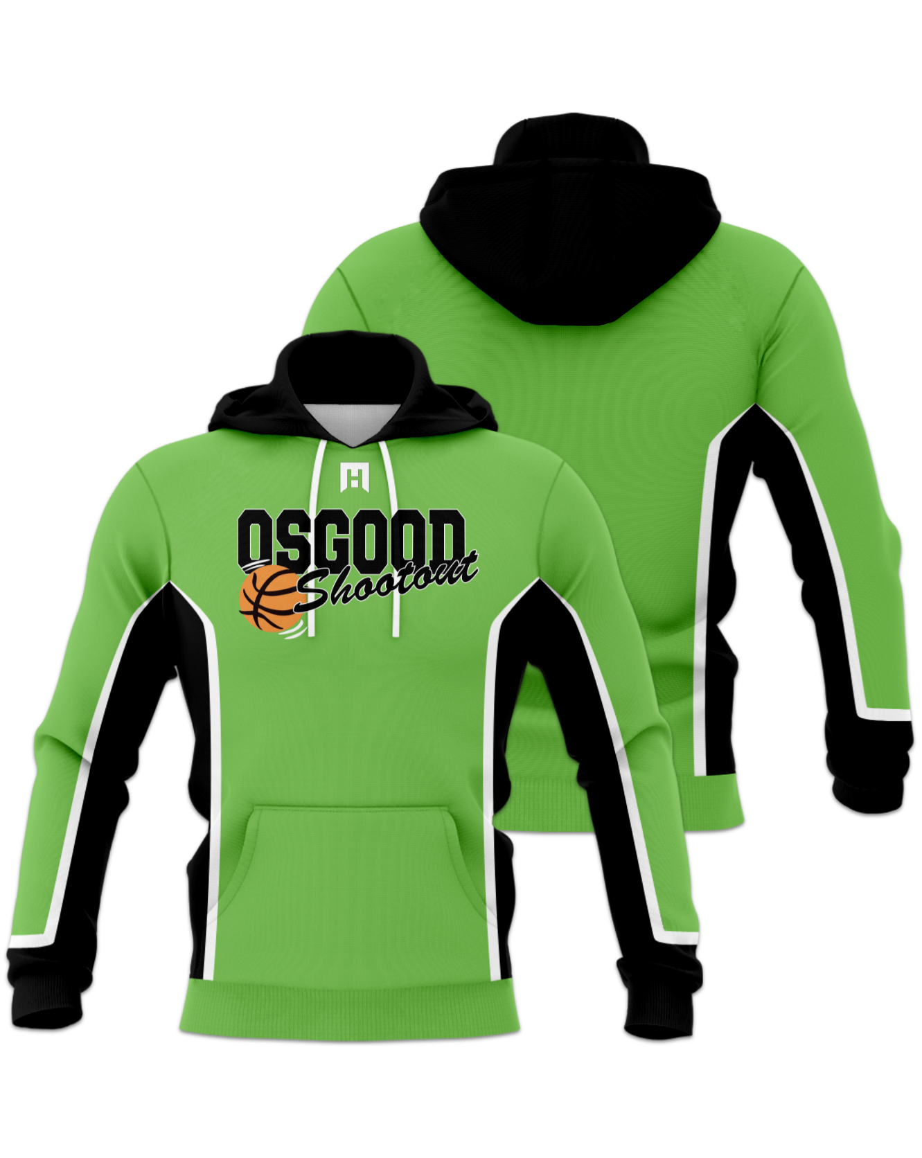 Rendered product preview, stack