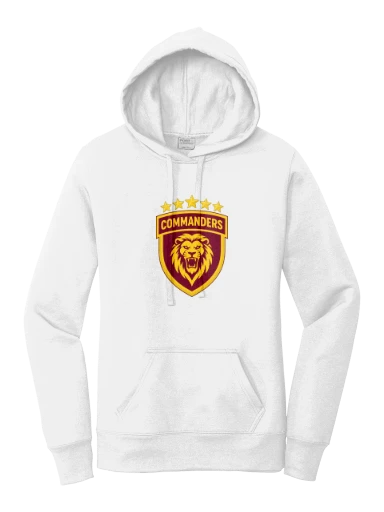 GVYF Commanders Women's Core Fleece Pullover Hooded Sweatshirt preview, front