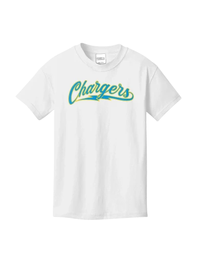 GVYF Chargers Youth Core Cotton Tee preview, front