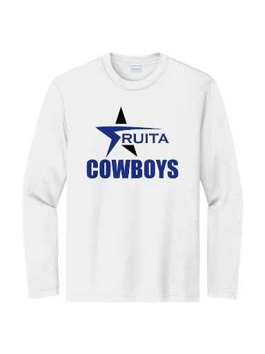 GVYF Cowboys Youth Long Sleeve PosiCharge Competitor Tee preview, front