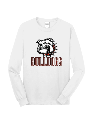 GVYF Bulldogs Long Sleeve Core Cotton Tee preview, front