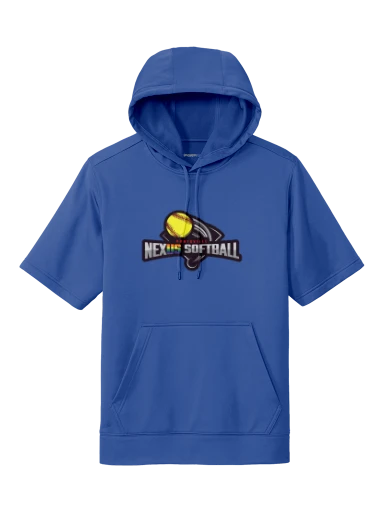 Sport-Tek Sport-Wick Fleece Short Sleeve Hooded Pullover preview, front