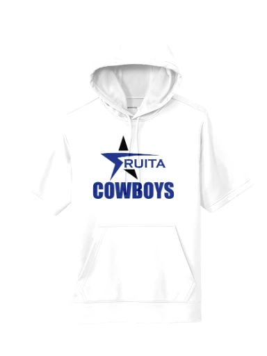 GVYF Cowboys Sport-Wick Fleece Short Sleeve Hooded Pullover preview, front
