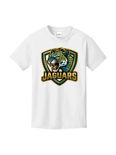 GVYF Jaguars Youth Core Cotton Tee preview, front