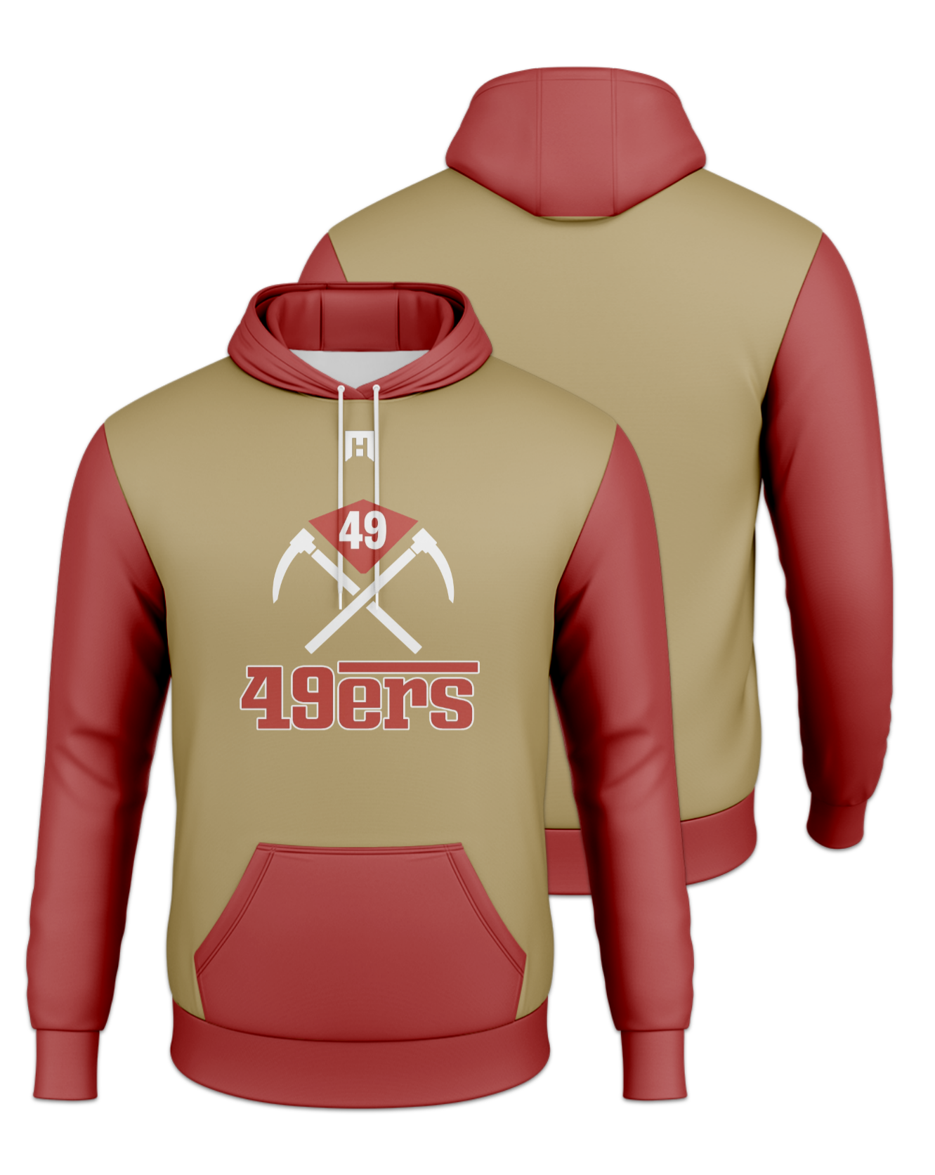 Rendered product preview, stack