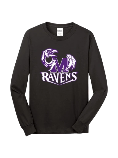 GVYF Ravens Long Sleeve Core Cotton Tee preview, front