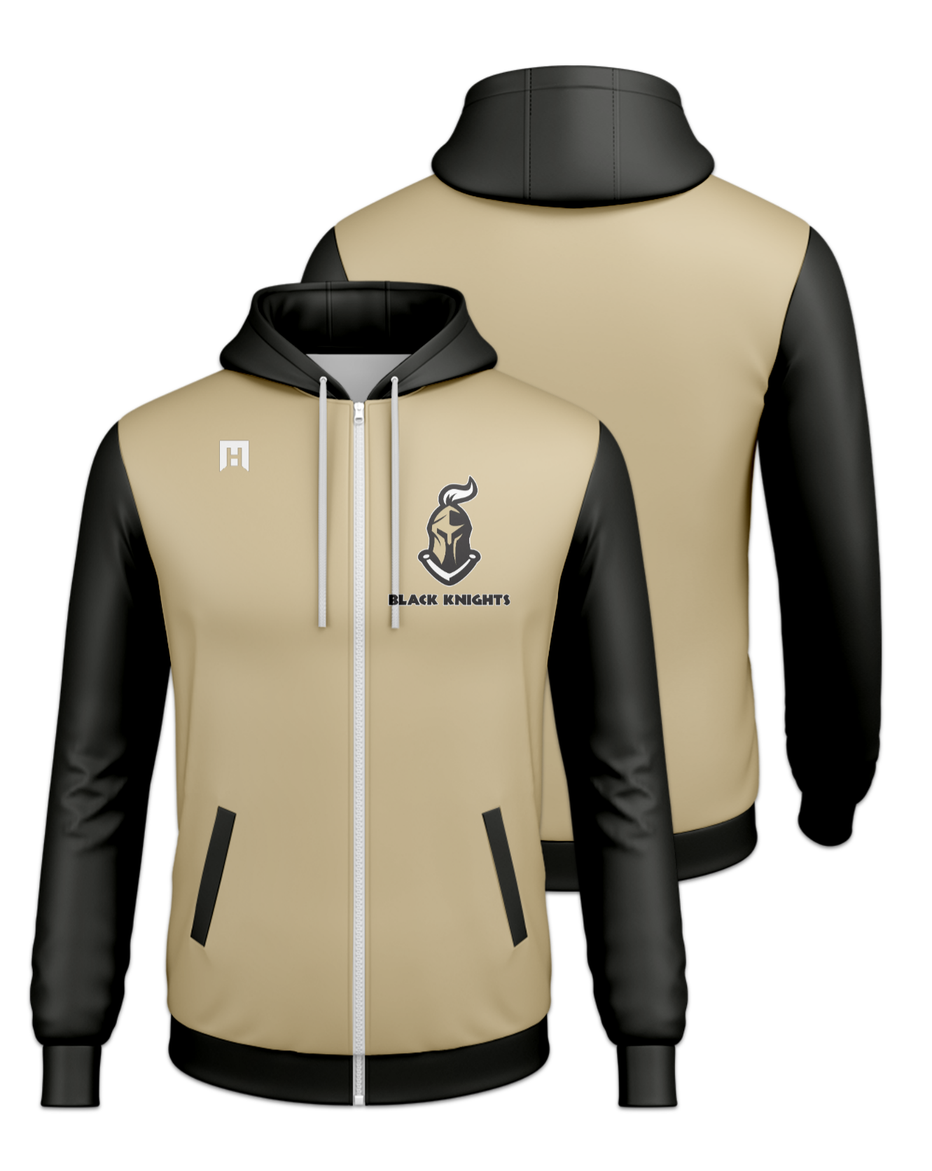 Rendered product preview, stack