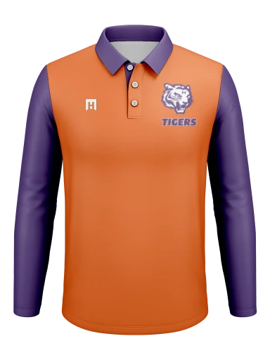 Men's Long Sleeve Polo preview, front