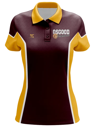 Ladies' Polo Maroon preview, front