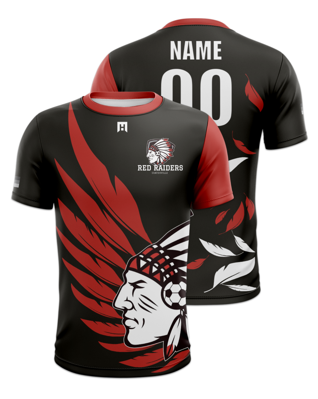 Rendered product preview, stack