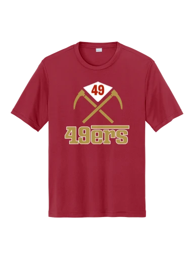GVYF 49ers PosiCharge Competitor Tee preview, front