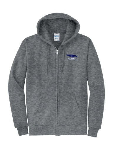 GVYF Falcons Core Fleece Full-Zip Hooded Sweatshirt preview, front