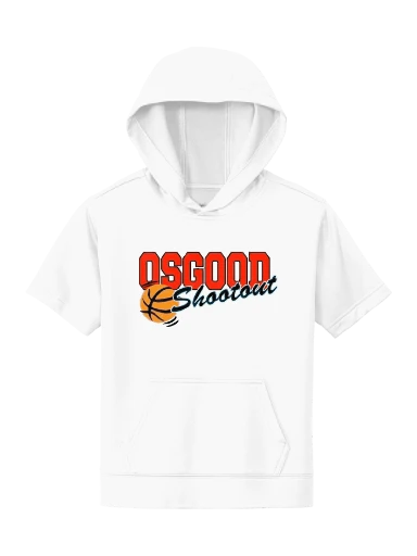 Youth Sport-Wick Fleece Short Sleeve Hooded Pullover preview, front