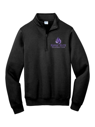 Port & Co Core Fleece 1/4-Zip Pullover Sweatshirt preview, front