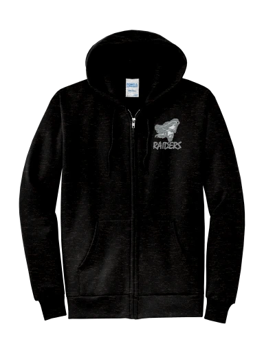 GVYF Raiders Core Fleece Full-Zip Hooded Sweatshirt preview, front