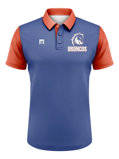 GVYF Broncos Men's Polo preview, front