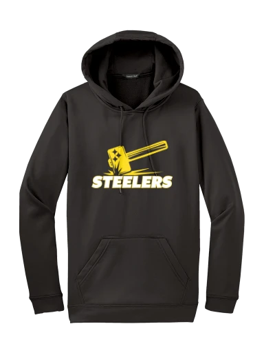 GVYF Steelers Sport-Wick Fleece Hooded Pullover preview, front