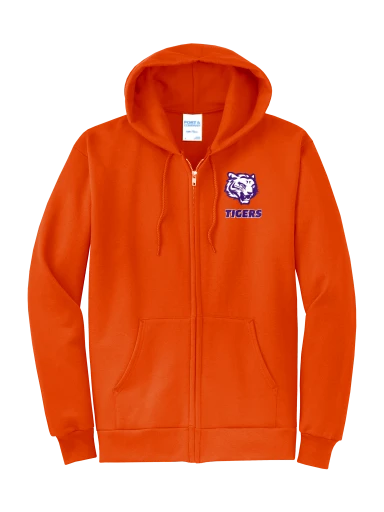 GVYF Tigers Core Fleece Full-Zip Hooded Sweatshirt preview, front
