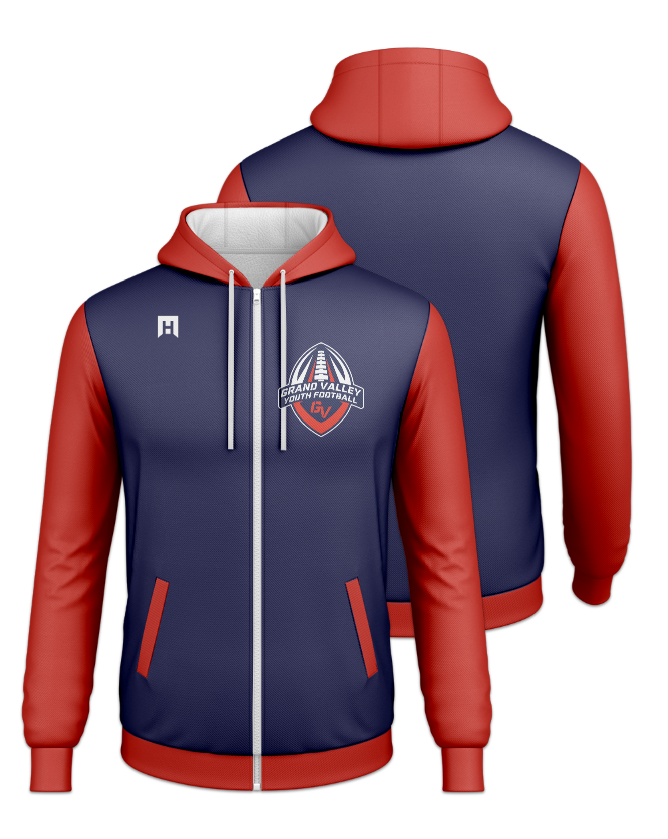 Rendered product preview, stack