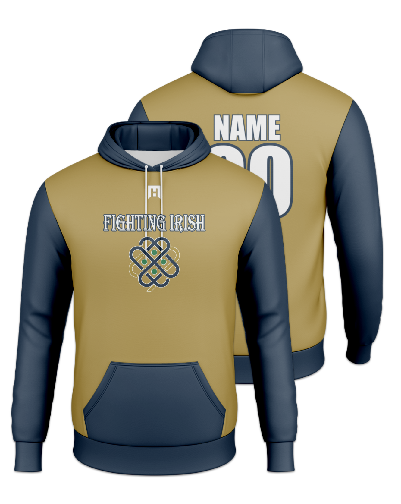 Rendered product preview, stack