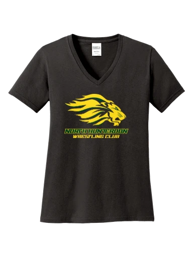 Port & Co Women's Core Cotton V-Neck Tee preview, front